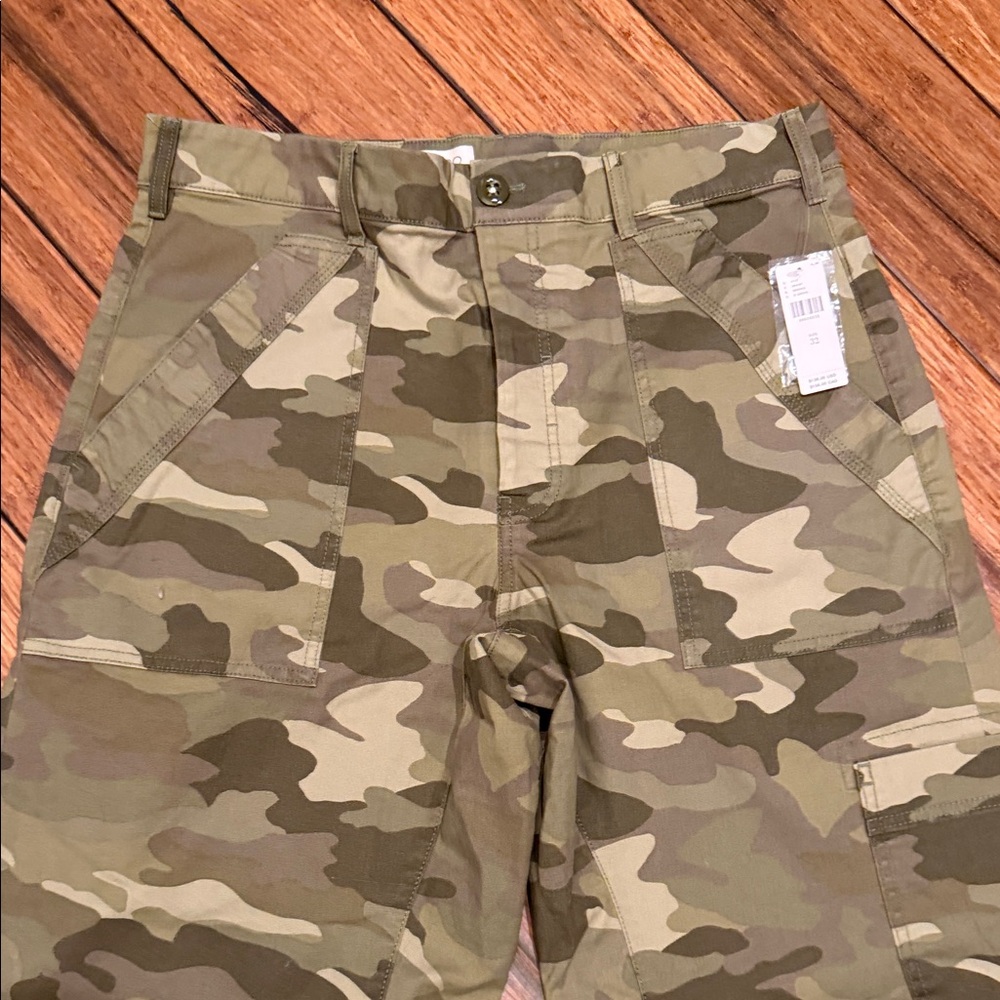 Anthropologie Pilcro New Sz 32 Barrel Camo Pants - Picture 8 of 13